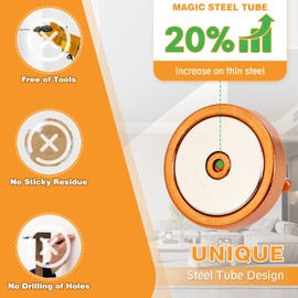 Neosmuk Magnetic Hooks, Cruise Ship Essentials, 100lb+ Heavy Duty Magnetic Hooks for Cruise Cabins, Refrigerator, Grill, Hanging, and Travel | Extra Strong Must-Haves Magnet Hook,Bronze,Pack of 6