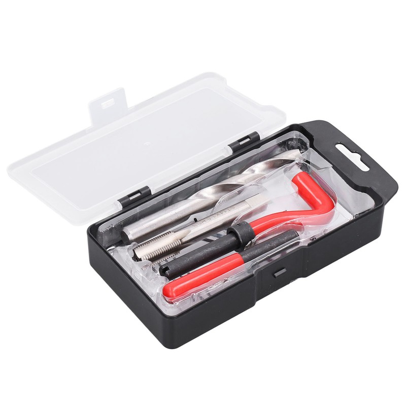 15Pcs/Set Thread Repair Kit Insert Compatible Hand Tool for Auto