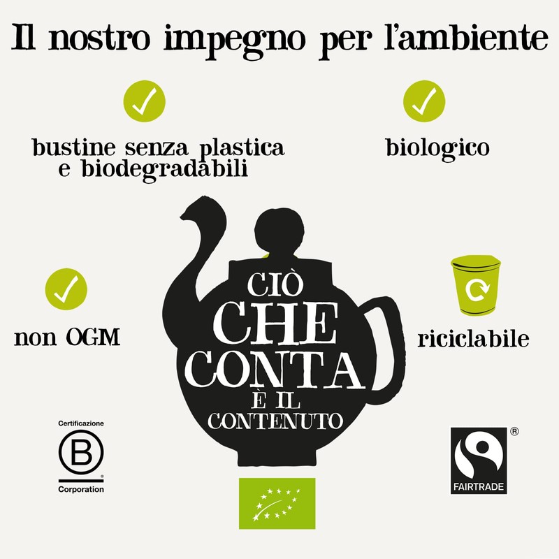 Cupper Infuso Rooibos Biologico (4 confezioni da 20 bustine di