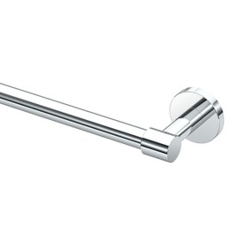 Gatco 4660 Reveal Towel Bar, 24 Inch, Chrome | Wall Mounted Towel Holder for Bathroom, Total Length 26.13"
