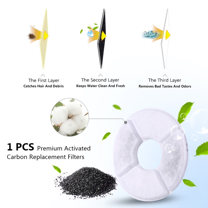 Automatic Drinking Fountain Electric Pet Dog Cat Water Drinking Filter