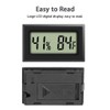 Rojuna Mini Thermometer Hygrometer, Large Number Fahrenheit LCD Display Digital