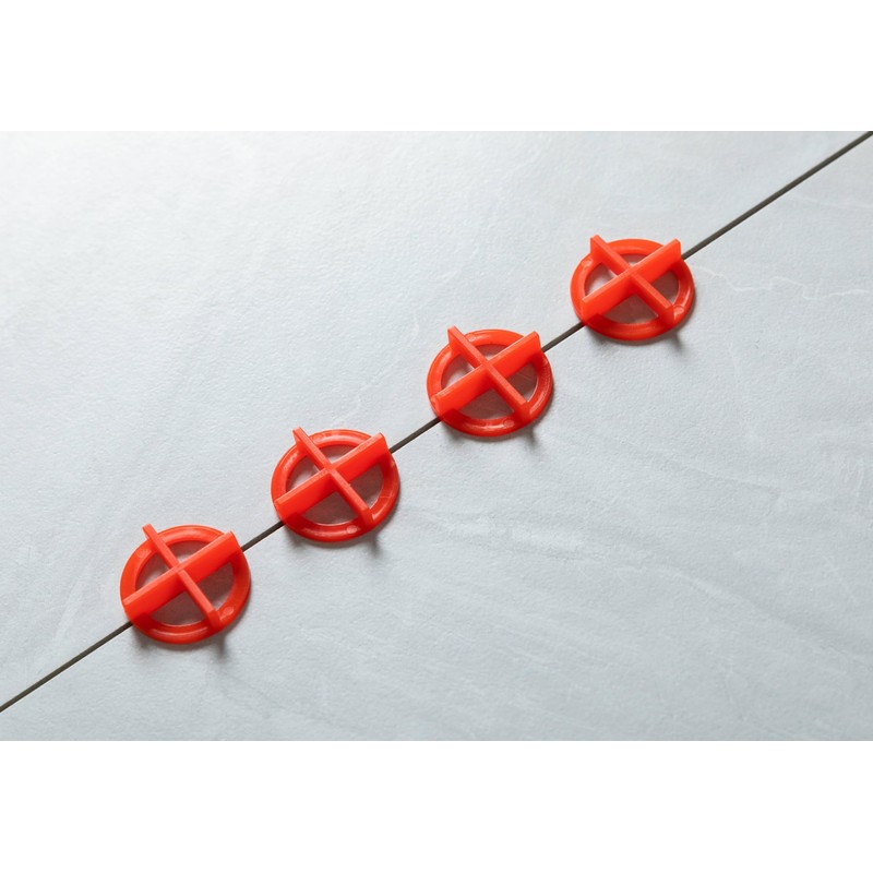 Tipu 200-Pcs 1/16"(2mm) Removable Tile Spacers, Reusable Cross Tile Spacer