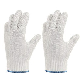 2 Pcs Oven Gloves, Heat Resistant Baking Gloves with Fingers, Double-Layer Non-Slip & Reusable Kitchen Oven Gloves with Fingers for BBQ Cooking Baking