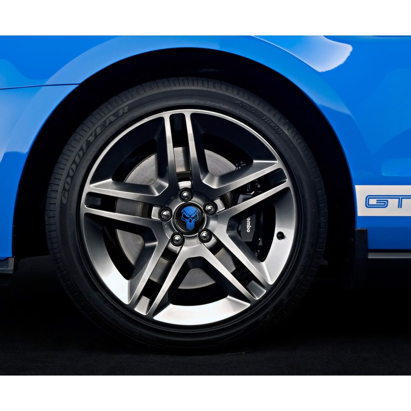 Biomar Labs 4 x Center Hubcaps, Compatible with Ford Centre