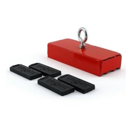 Master Magnetics 150lb Pull Welded Solid Steel Retrieving Fishing Magnet