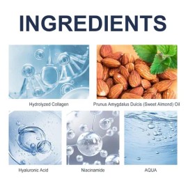 Crema Hidratante Facial Para El Cuello Con Colágeno Y Ácido.