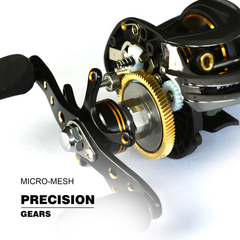 Fishdrops Baitcasting Reels Double Brake Systems Baitcaster Reels Saltwater or