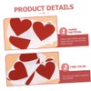 COHEALI 40pcs Heart Scratch Off Stickers DIY Peel and Stick