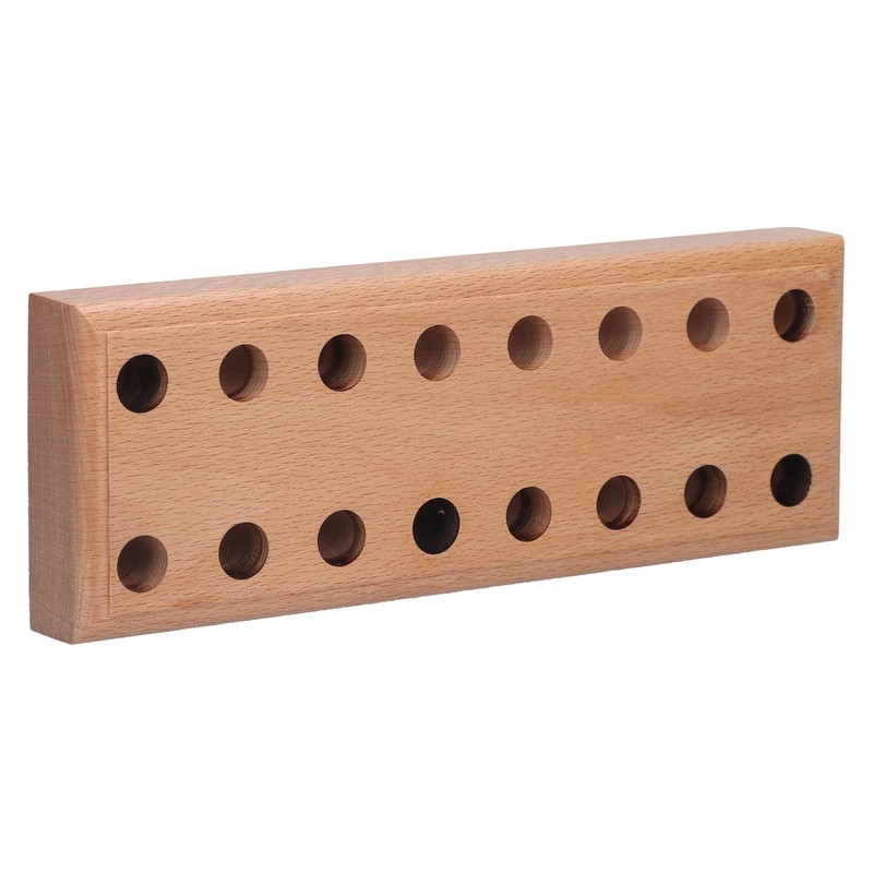 Plier Organizer Pine Wood Display Stand Base Wooden Cutter Holder