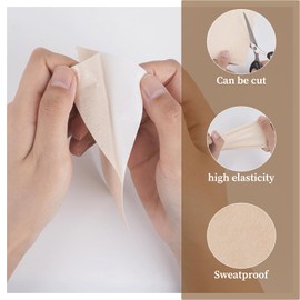 20 Pcs Tattoo Cover Up Patch, Tattoo Cover Up Tape Sweatproof, Not Easy To Fall Off, Thin Patch Invisible Scar Birthmark Dark Spots Stickers Natural, 4.72 x 3.54 Inches (Light Skin)