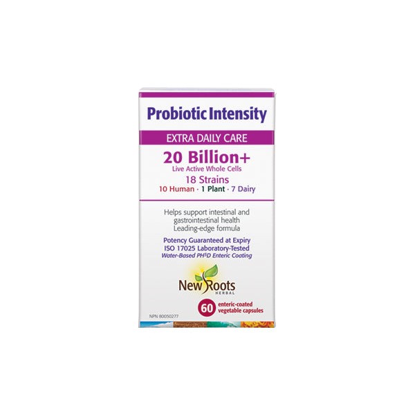 New Roots Herbal Probiotic Intensity Extra Daily Care 20 Billion+
