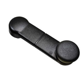 PT Auto Warehouse FO-1503A - Window Crank Handle, Textured Black - (Left = Right)