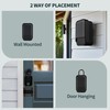Moquin Smart Lock Box for House Keys, Fingerprint Lockbox Bluetooth