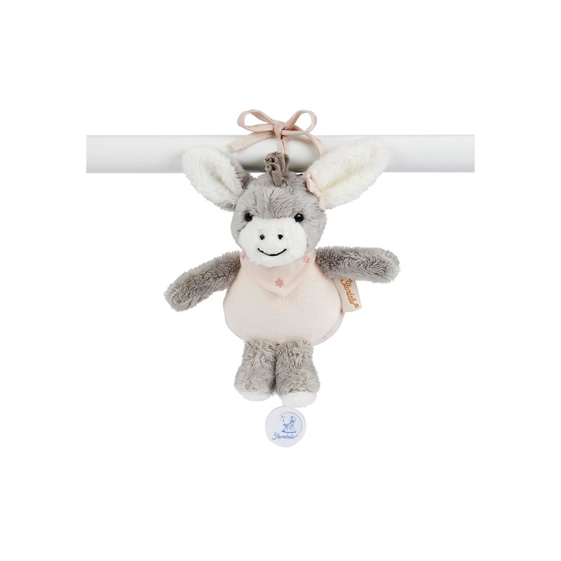 Sterntaler Emmi Girl Small Donkey Music Box Flora Rose