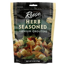 Reese Seasoned Croutons, 6-Ounces (Pack of 12)