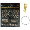 48 PC PICTURE FRAME HANGING KIT -Canvas, Clocks WALL HOOKS,