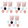 Healeved Sets Face Fluffy Triangle Powder Puff Finger Puff Mini