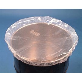55 Gallon, Food Grade, Clear, 4 mil - Shower Cap Drum Covers 10 Pack