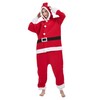 III HHONS Santa Onesie Women Men Unisex Adult Costume Pajamas