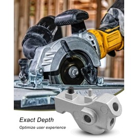 Block Assembly & Depth Guide & Knob Replace N275350 N275341 N278801 Fit for Dewalt DWE315K DCS355D1 DCS355B DCS355B DCS355C1 DWE315K DCS356D1 DCS356B DCS354B DCS355D1 Type 1 Type 2