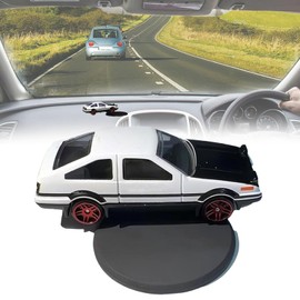 Mini Creative Car Drift Spin Ornament, New Alloy Car Model for Car Interior Decoration, Drift Racing Car Ornaments with Automatic Steering and Drifting Function, Your Travel Companion (AE-86, 1 Pack)