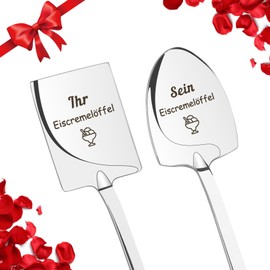 Wedding gift, wedding gifts for newlyweds, wedding favours, wedding gifts, wedding gift, 2 pieces ice cream spoons