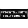 JZYIZYU Discipline Motivational Gym Flag Banner 24x72 Inch It Doesn't