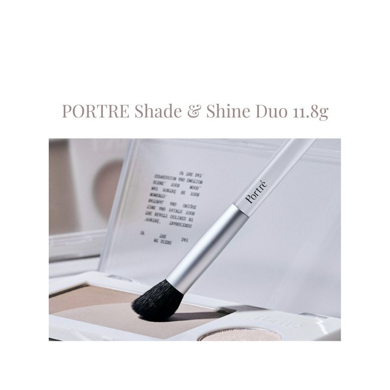 PORTRE Shade & Shine Duo 11.8g, Color:01 Warm Duo