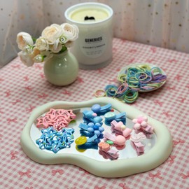 120 Pcs Kids Hair Accessories Set - Star Hair Clips, Colourful Hair Bands, Flower and Bow Hair Pins, Pink and Blue