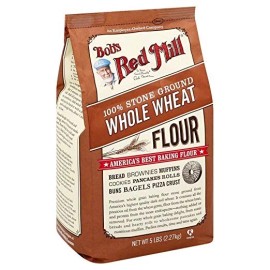 Bob's Red Mill Flour Whole Wheat, 5-pounds