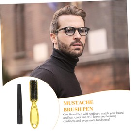 FOMIYES Men's Beard Styling Beard Pen Brush Pen Filler Enhance Appearance Combat Patchiness