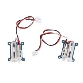 1Pair Linear Steering Gear 1.5g Ultralight Mini Digital Servo for RC Airplane 3.7~6.0V