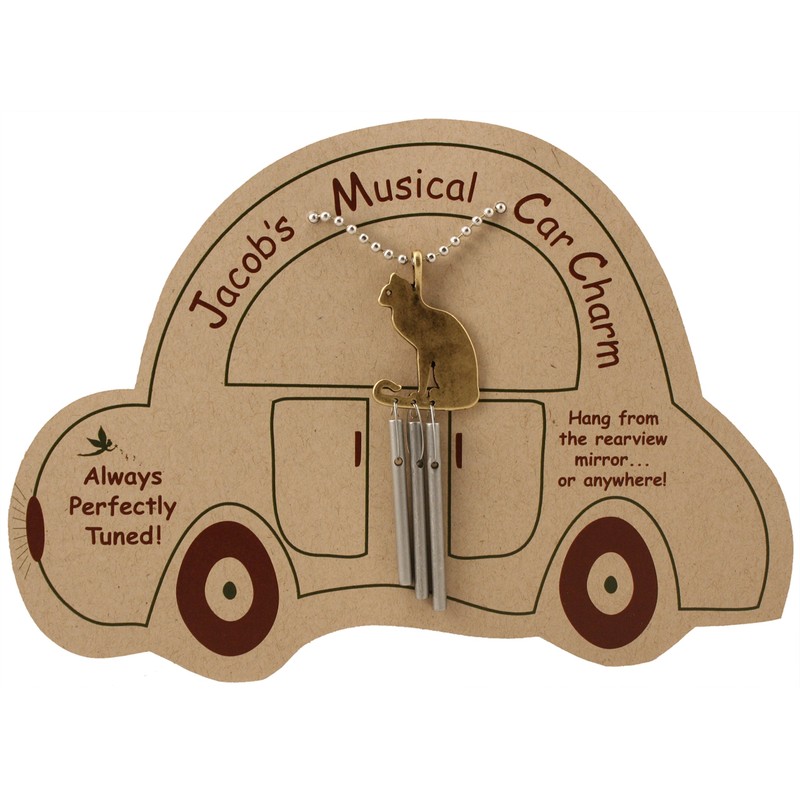 Jacob's Musical Car Charm, Cat, Mini Wind Chime
