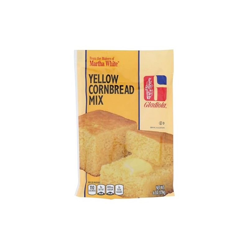 Gladiola Cornbread Mix White, 6 oz