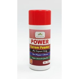 Premium Carrom Board Powder 70g - Smooth Gameplay, Anti-Friction Formula for Professional & Beginner Players