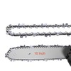 HUHAO 10 Inch Chainsaw Chain 3/8"LP Pitch,40 Drive Links,Replacement Guide