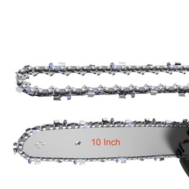 HUHAO 10 Inch Chainsaw Chain 3/8"LP Pitch,40 Drive Links,Replacement Guide Chains for Portable Mini Chainsaw,Chain Saw Chains for Electric Portable Mini Chainsaw for Pruning Shears Wood Cutting