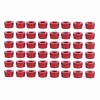 Unbranded 48X Red Engine Bolt Cover Caps Kit For Harley