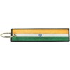 Llavero de la bandera de la India, 100% bordado