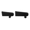 1 Pair Bike Rearview Mirror Plastic Handle Foldable 360 Degree