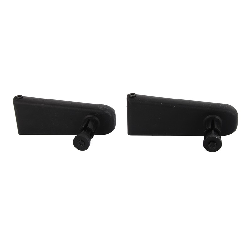 1 Pair Bike Rearview Mirror Plastic Handle Foldable 360 Degree