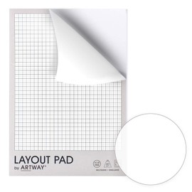 Artway - Grid Sketch Pad - 60gsm - 35 Sheets - A4 Clear