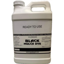 EcoColorants 2.5 Gallon Container Pre-Mixed and Ready-to-Use Black Mulch Dye