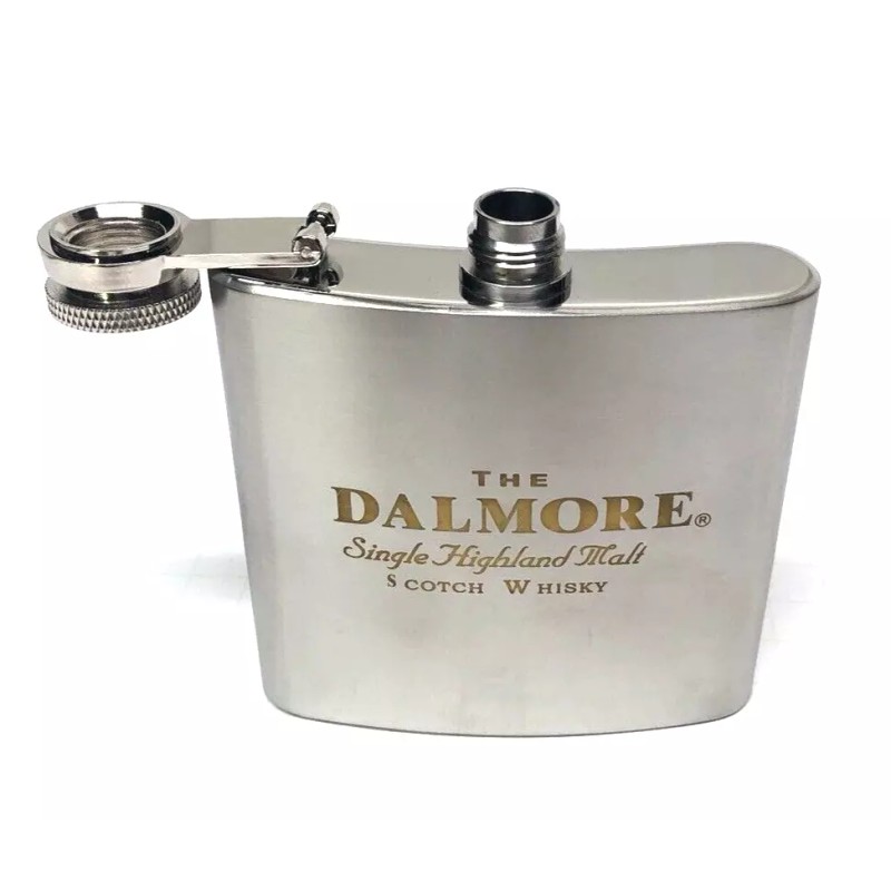 The Dalmore DALMOR SINGLE HIGHLAND MALT SCOTCH STAINLESS STEEL HIP