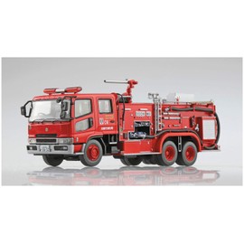 Aoshima Bunka Kyozai 1/72 Working Beetle Series No.4 Chemical Fire Pump Truck (Osaka City Fire Department C6) Plastic Model