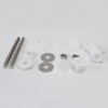 Fanmitrk Toilet Seat Hinge Parts, Toilet Lid Attachment, Replacement Fittings
