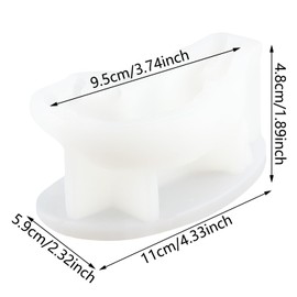 XIAOSHUI Cat Mold Cat Candle Mold Animal Mold Cat Resin Casting Molds Cat Silicone Molds for Candle Home Decorate Mold Candle Making Wax Candles Resin Clay Craft