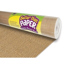 Teacher Created Resources 48x144 Burlap Bulletin Board Fabric Durable Reusable Quick Setup Classroom Decor