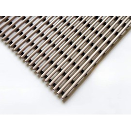 VinTube Vinyl Pool Mat Shower Bathroom Locker Room Sauna Spa Hot Tub Drains Water Splash Comfortable on Bare Foot Mat Runner by VinTek (Tan, 3x4)